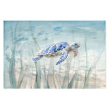 Undersea Turtle, By Danhui Nai Wall Art Gioia-Local 40x60cm Framed Canvas Gold