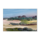 Ex Display - West Farm, By Dan Hobday 90cm x 60cm Framed Canvas - White Frame Wall Art Gioia-Local