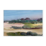 Ex Display - West Farm, By Dan Hobday 90cm x 60cm Framed Canvas - White Frame Wall Art Gioia-Local