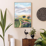 Where I Live Over The Hill, By Lia Nell Wall Art Gioia-Local