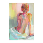 Women Posing, By Jenny Westenhofer Art Wall Art Gioia-Local 40x60cm Framed Canvas Gold