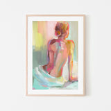Women Posing, By Jenny Westenhofer Art Wall Art Gioia-Local 40x60cm Framed Poster Black