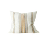 Franco 50cm Premium Linen Stripe Cushion Cushion Weave-Local Franco Amber Polyester