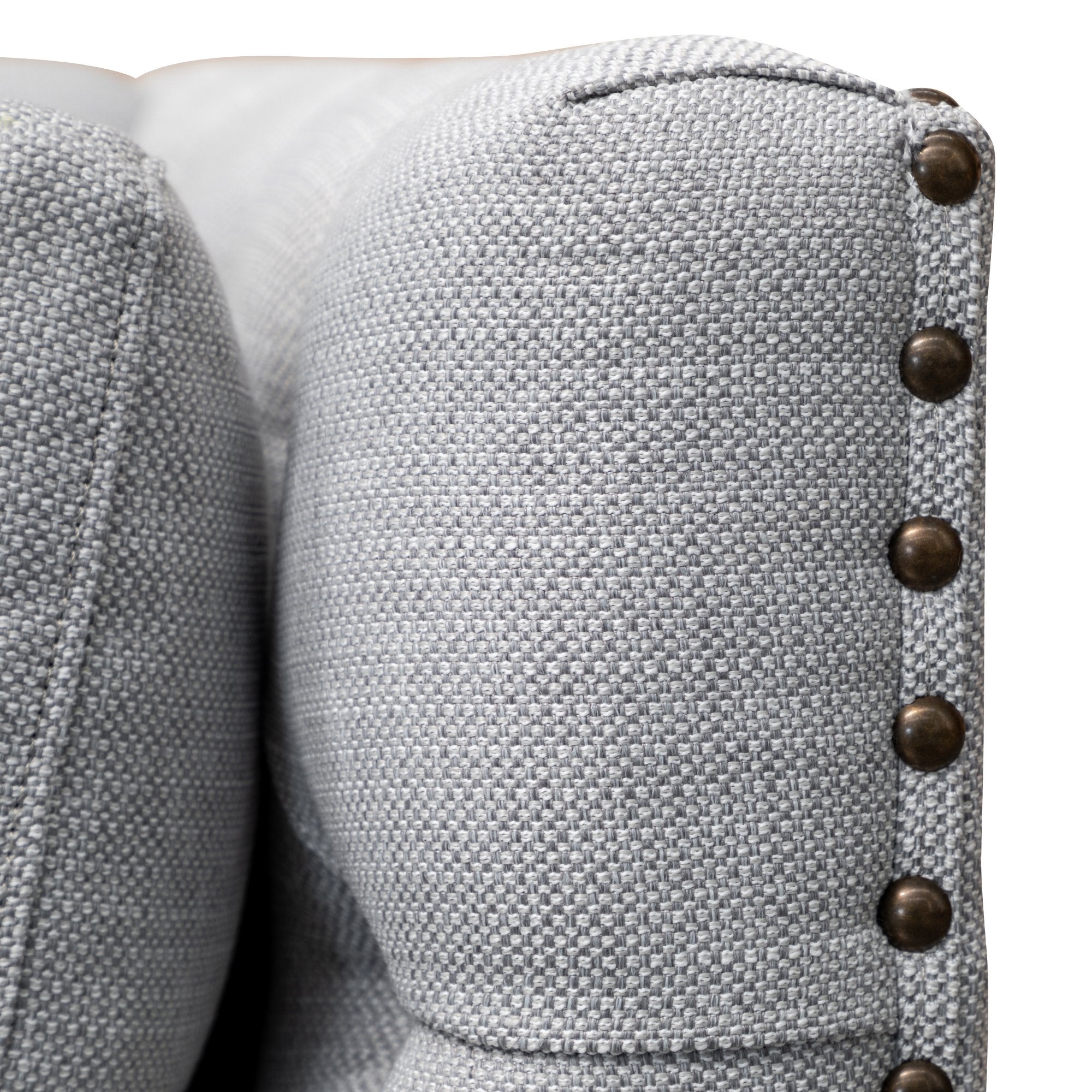 Ex Display - Aurea 3 Seater Fabric Sofa - Light Grey Texture Sofa Casa-Core