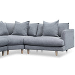 Della Right Return Modular Fabric Sofa - Graphite Grey Chaise Lounge Casa-Core   