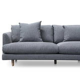 Della Right Return Modular Fabric Sofa - Graphite Grey Chaise Lounge Casa-Core   