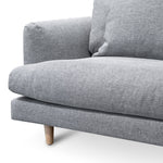 Della Right Return Modular Fabric Sofa - Graphite Grey Chaise Lounge Casa-Core   