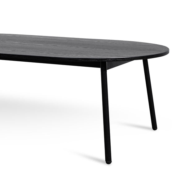 Pena 1.47m Wooden Coffee Table - Full Black CF6033-SD