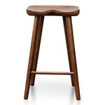 Bethan 65cm Wooden Bar stool - Walnut BS2983-SU