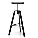 Ex Display - Marcia Steel Bar Stool - Black Bar Stool M-Sun-Core