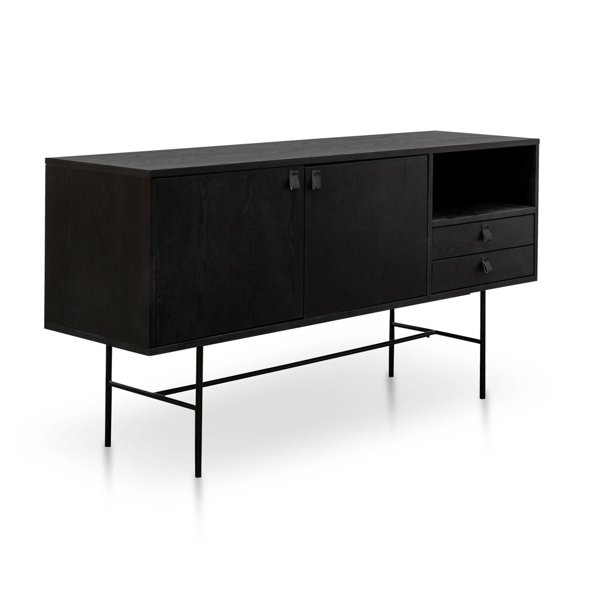 Shannon Wooden Buffet Unit - Black - Last One Buffet & Sideboard Dwood-Core   