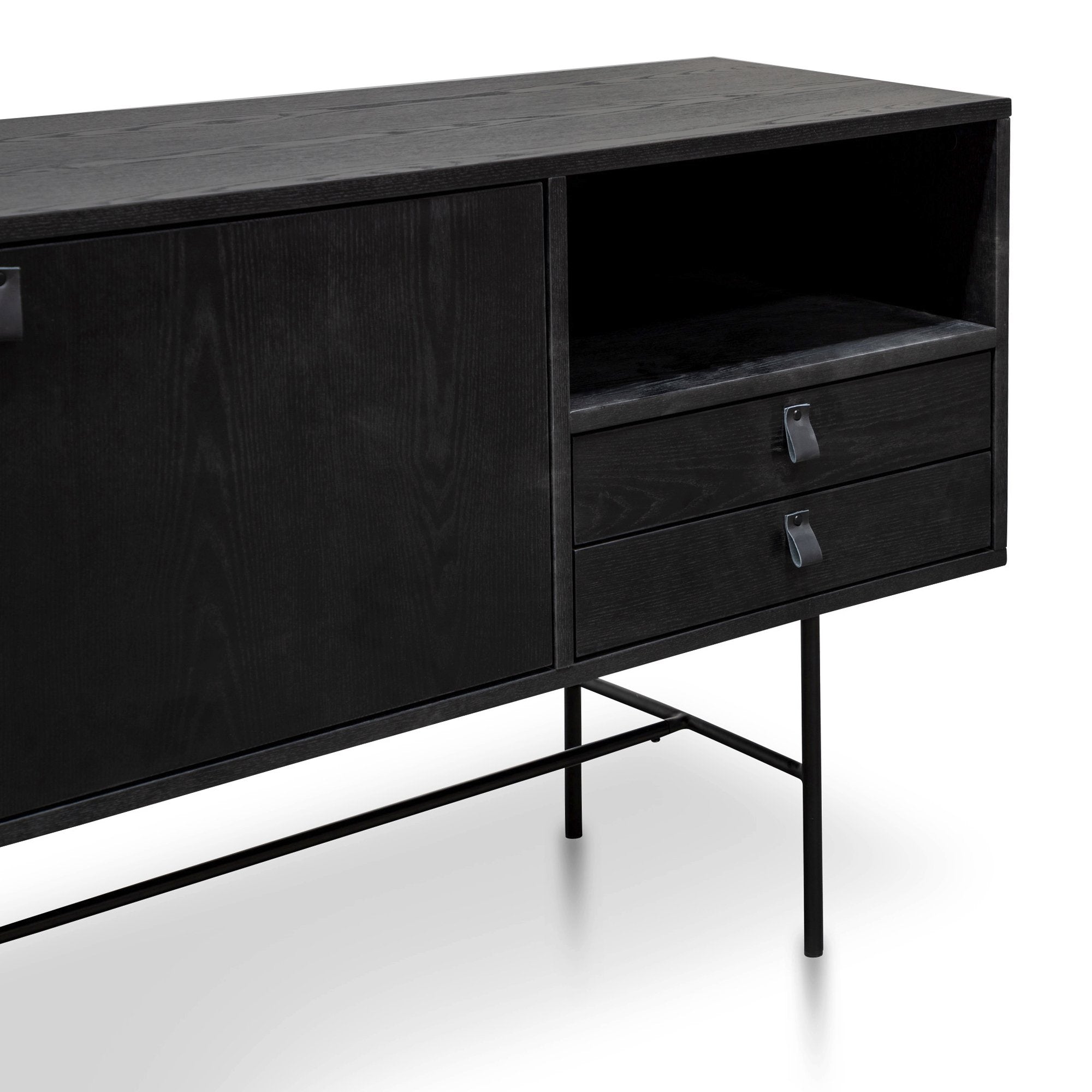 Shannon Wooden Buffet Unit - Black - Last One Buffet & Sideboard Dwood-Core   