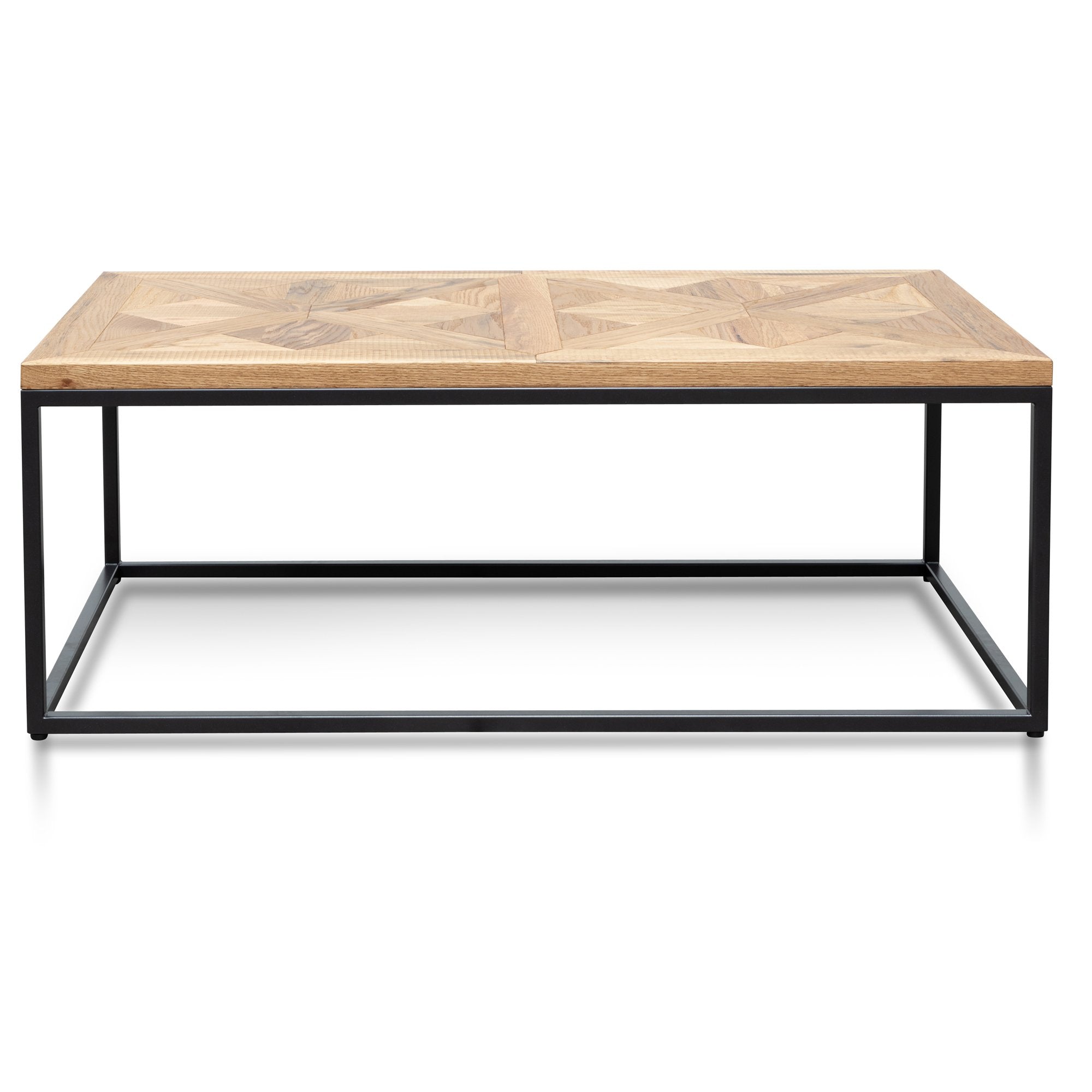 Percy 114cm Coffee Table - European Knotty Oak and Peppercorn Coffee Table VN-Core   