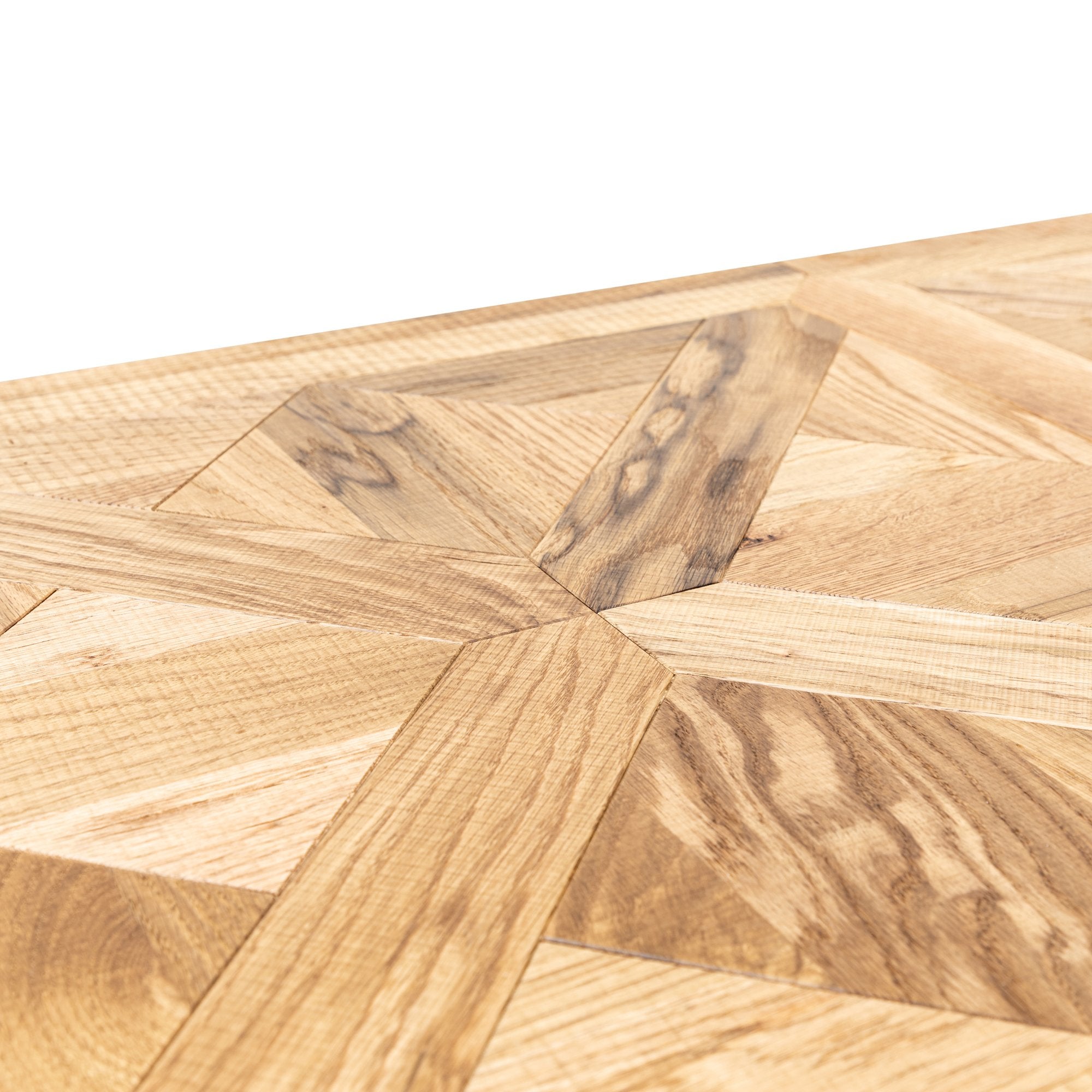 Percy 114cm Coffee Table - European Knotty Oak and Peppercorn Coffee Table VN-Core   