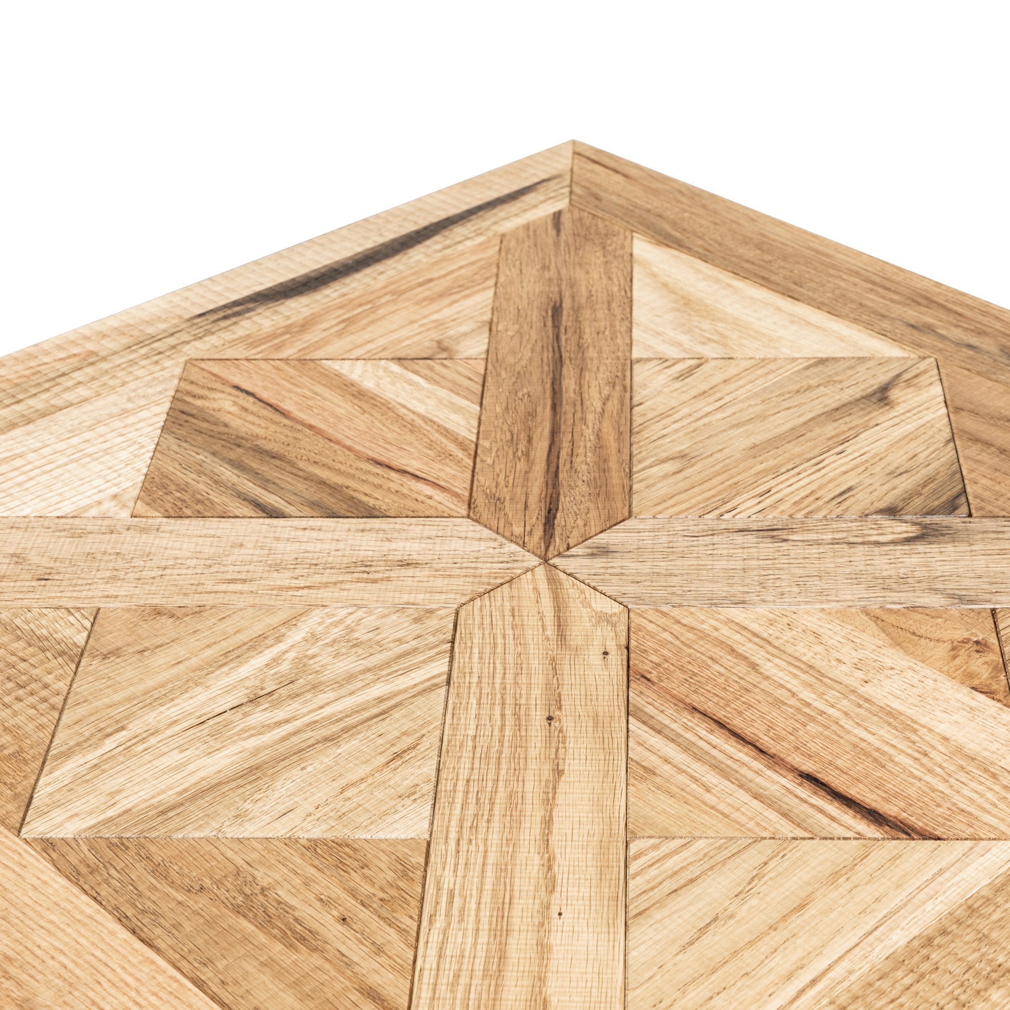 Percy 114cm Coffee Table - European Knotty Oak and Peppercorn Coffee Table VN-Core   