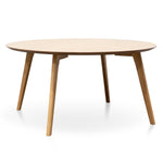 Ex Display - Sanders 90cm Round Wooden Coffee Table - Natural Coffee Table KD-Core   
