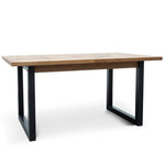 Percy Extendable Dining Table - European Knotty Oak and Peppercorn DT2805-VN