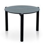 Ex Display - Nest Of Holloway Wooden Round Coffee Table - Black Coffee Table KD-Core   
