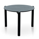 Ex Display - Nest Of Holloway Wooden Round Coffee Table - Black Coffee Table KD-Core   