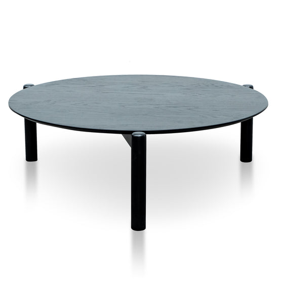 Nest Of Holloway Wooden Round Coffee Table - Black Coffee Table KD-Core   
