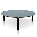 Ex Display - Nest Of Holloway Wooden Round Coffee Table - Black Coffee Table KD-Core   