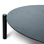 Nest Of Holloway Wooden Round Coffee Table - Black Coffee Table KD-Core   
