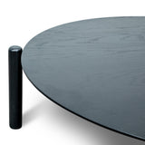 Nest Of Holloway Wooden Round Coffee Table - Black Coffee Table KD-Core   