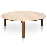 Nest Of Holloway Wooden Round Coffee Table - Natural Coffee Table KD-Core   