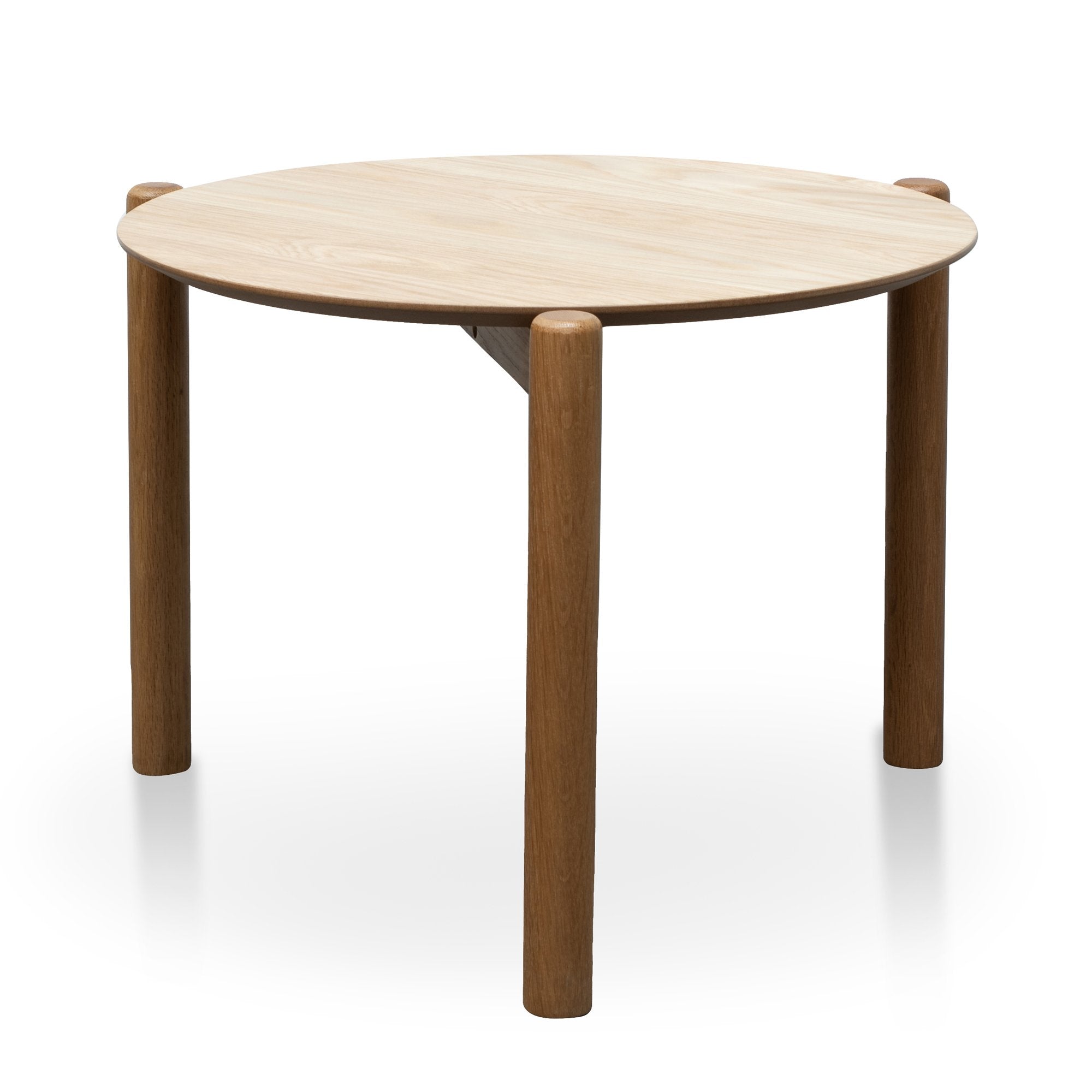 Nest Of Holloway Wooden Round Coffee Table - Natural Coffee Table KD-Core   