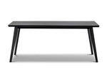 Calder 1.8m Oak Dining Table - Black DT5677-EA