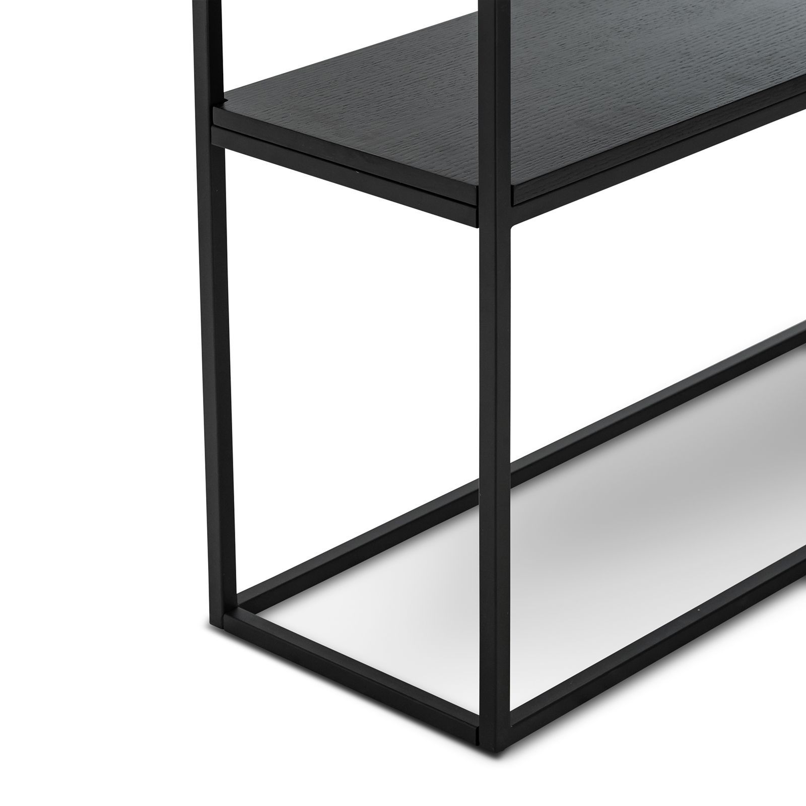 Brink 1.3m White Marble Console Table - Black Console Table Eastern-local   