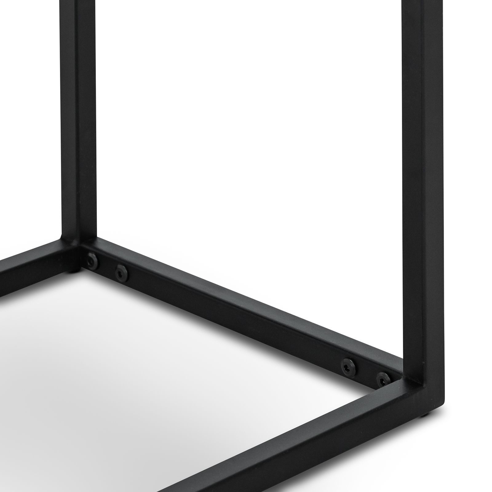 Brink 1.3m White Marble Console Table - Black Console Table Eastern-local   