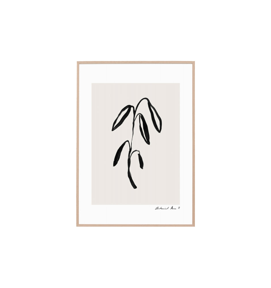 Floral Muse II Wall Art Print - Natural Wall Art Warran-Local   