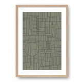 Mosaic Wall Art Print - Olive Wall Art Too-Local   