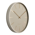 Platt 40cm Wall Clock  - Champagne Grey AC7642-ON