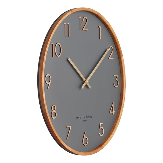 Navi 35cm Wall Clock - Charcoal AC7648-ON