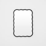 Louise 79cm Mirror - Black Mirror Warran-Local   