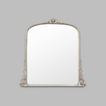Lila Ornate Arched Mirror - Silver Mirror Warran-Local   