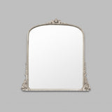 Lila Ornate Arched Mirror - Silver Mirror Warran-Local   