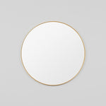 Bjorn 100cm Round Mirror - Brass Mirror Warran-Local   