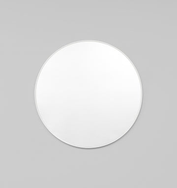 Bjorn 100cm Round Mirror - White Mirror Warran-Local   