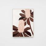 Ex Display - Native Floral II Hand Painted Wall Art Canvas Wall Art Warran-Local