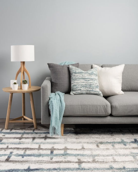 Ollo Adria Linen & Cotton Cushion - Charcoal Cushion Furtex-Local   