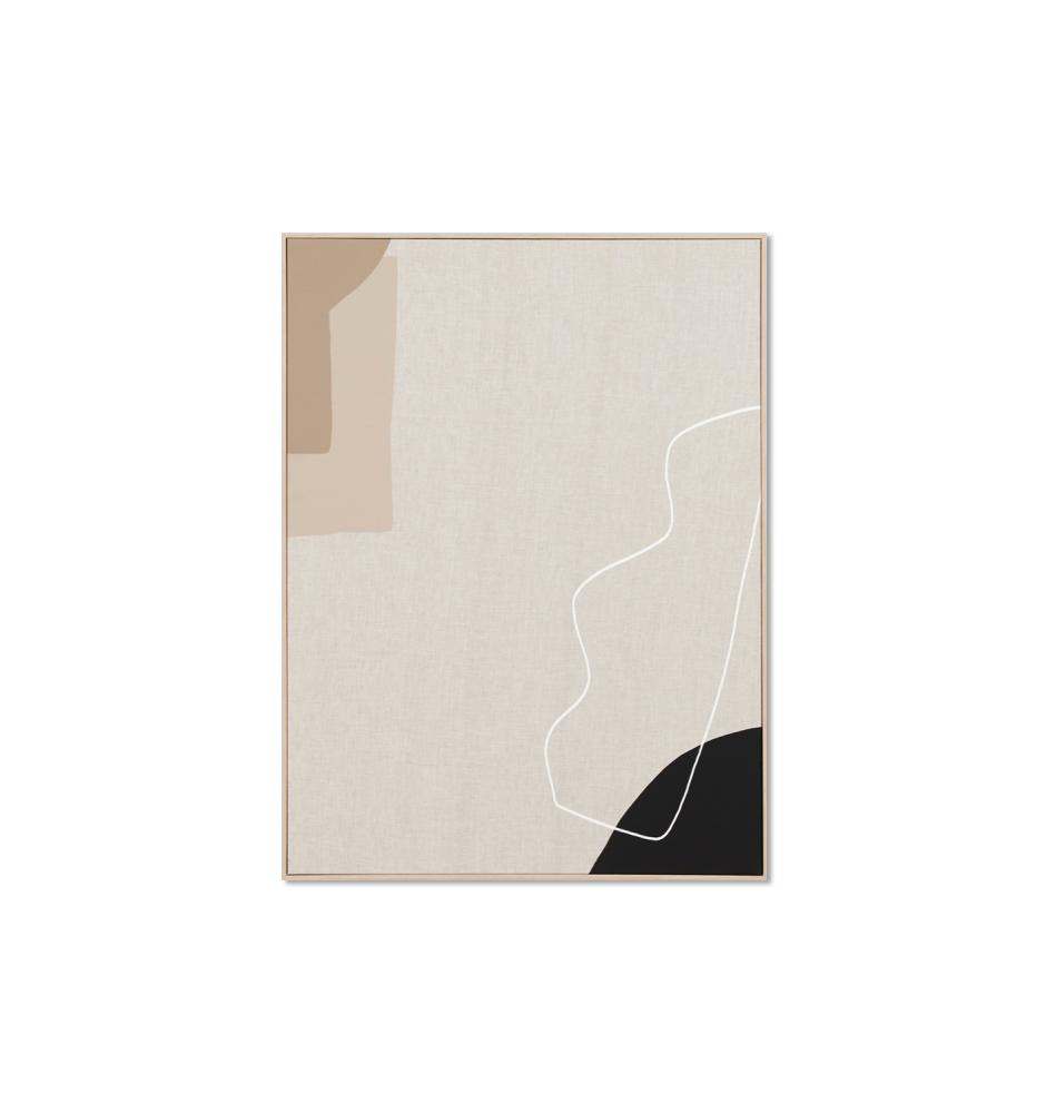 Ex Display - Arles Fawn 2 Framed Canvas Wall Art Print Wall Art Warran-Local   