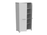 Axis 5 Shelves Cupboard Storage Cabinet - White OF4035-OL