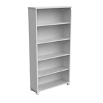 Axis 5 Tier Bookcase Storage - White Shelves OLGY-Local   