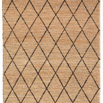Tempest 170cm x 230cm Jute Rug - Black Rug Italy-Local   