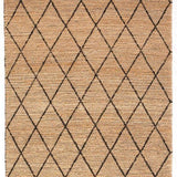 Tempest 170cm x 230cm Jute Rug - Black Rug Italy-Local   