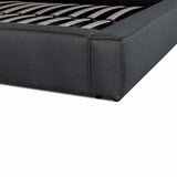 Castillo Fabric King Bed Frame - Fossil Grey King Bed YoBed-Core   