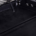 Ex Display - Betsy Fabric Queen Sized Bed Frame - Charcoal Grey with Storage Queen Bed YoBed-Core   